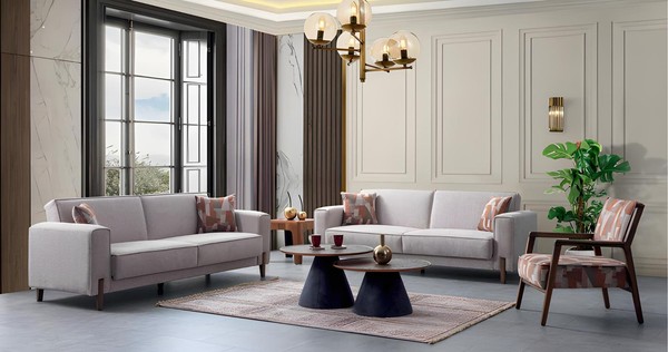 Luxus Sofagarnitur Couch Polster MöBel 3+3+1 Sessel MöBel Einrichtung Set-image