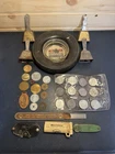 Vintage Petroliana Oil & Gas Advertising  Lot Tokens GM Chevy Firestone Ashtray