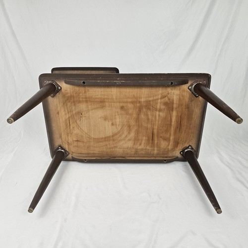 Mid Century Modern Step Beistelltisch 2 Etagen Nussbaum MCM Retro Vintage - Bild 15 von 15