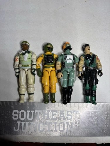 Vintage 80s/90s GI Joe ARAH Figure Lot Hasbro Bundle Of 4 Joes Parts Repair
