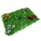 Artificial Plant Grass Panel Fence Screen Decoration for Outdoor Garden Backyard