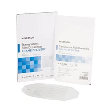 McKesson Transparent Film Dressing 6 x 8" Sterile 10 Ct