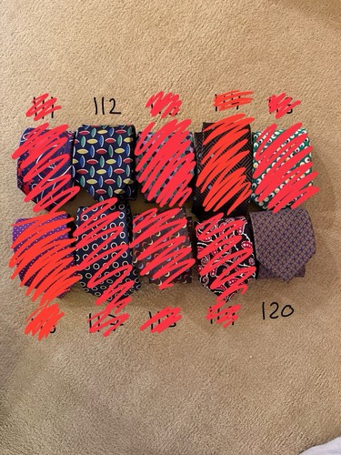 125 Turnbull And Asser 100% Silk Ties Made In England Handmade Pick+Choose - Picture 12 of 15