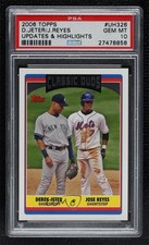 2006 Topps Update Classic Duos Derek Jeter Jose Reyes PSA 10 GEM MT HOF ex0