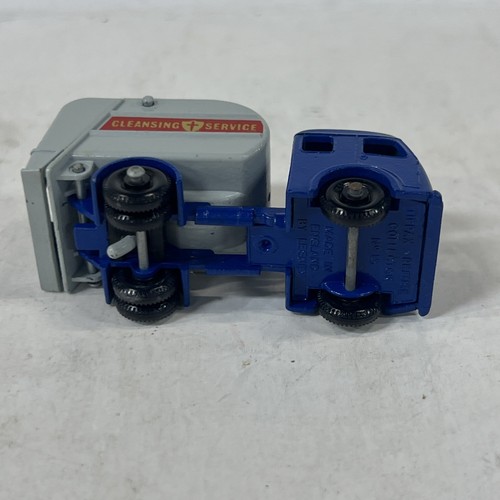 1963 Original Matchbox Lesney 15C REFUSE TRUCK BPW Type D Striker Box Mint - Picture 6 of 6