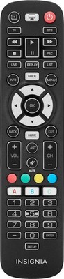 Insignia - 3 Device Universal Remote Control Replacement - Black