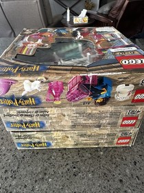Harry Potter Lego 4721, 4722, 4723 with Boxes and Manuals - Missing 1 piece