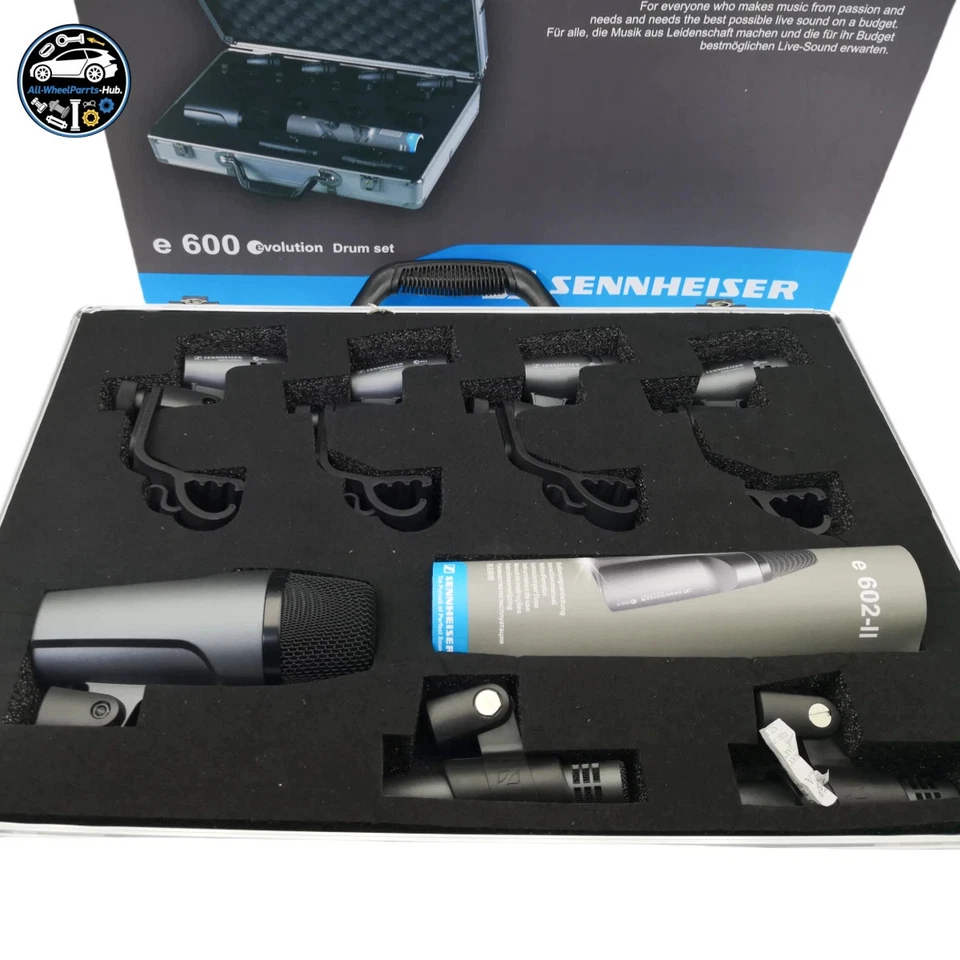 Kit de batería Sennheiser 600 e600 Paquete de micrófono de batería con estuche e602 e604 e614 Nuevo  Foto 2 de 4