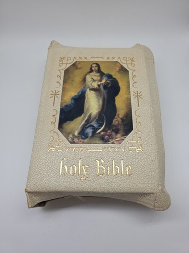 HEILIGE BIBEL 60er Jahre Katholische Presse HEILIGER NAME DELUXE EDITION Illustriert