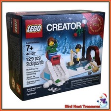 LEGO 40107 Seasonal WINTER SKATING SCENE, 2014 - RETIRED (NEW, Factory Sealed)
