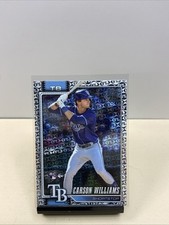 2026 Topps Series 1 RC Spring Training Foil #25 Carson Williams Tampa Bay Rays