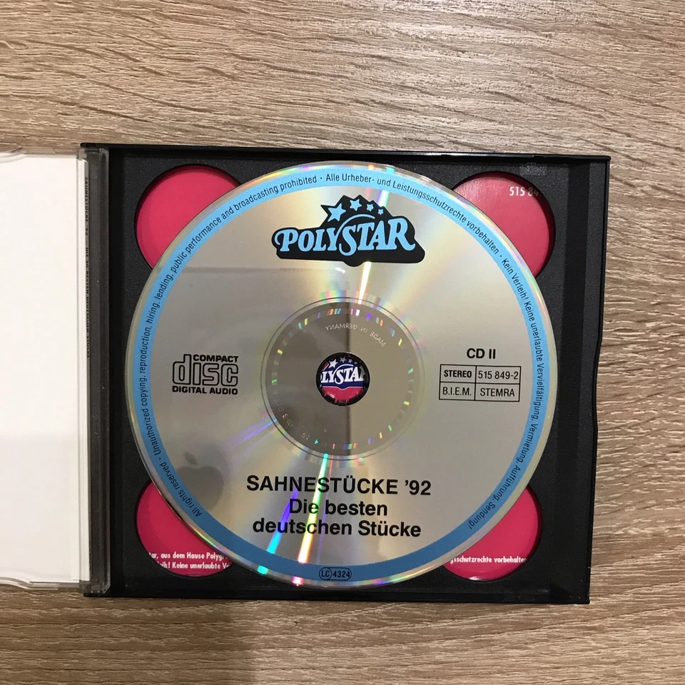 Sahnestücke 92 - Die besten Internationalen Hits - 2 CD - Zustand gut D - Bild 3 von 4