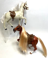 Royal Breeds Toy Horses with Saddles - Lanard Toys 2002