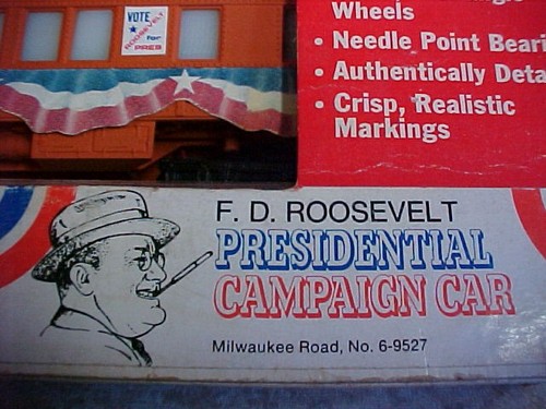 O gauge Lionel #6-9527 The Milwaukee Road Roosevelt Campaign Car - Picture 3 of 11