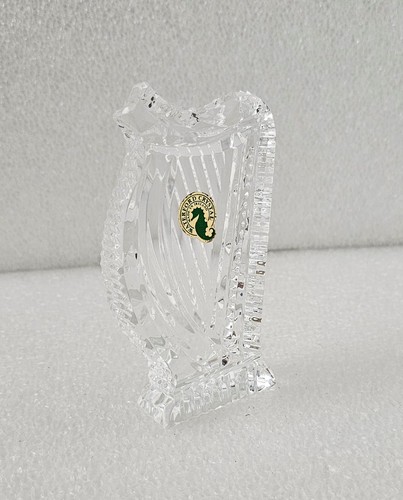 Waterford Crystal Glass Harp Instrument Figurine 5" Paperweight Made in Ireland - Picture 8 of 10