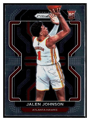 2021-22 Panini Prizm #305 Jalen Johnson Atlanta Hawks Rookie