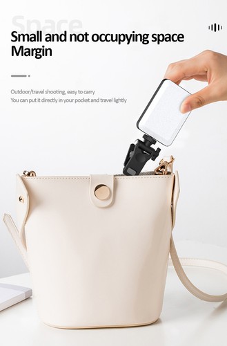 Mini LED Fill Light Clip-On Phone Selfie Light Rechargeable For Video Laptop - Picture 12 of 16