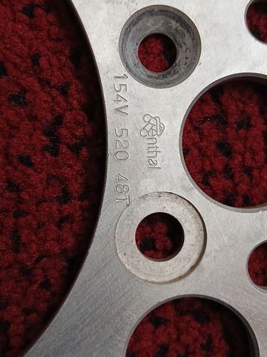 Renthal 154V 520 48T specific Honda models like the 1993-2018 Honda XR650L. - Picture 7 of 13