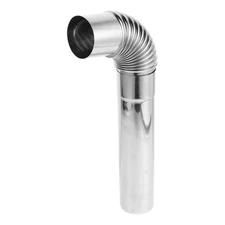  Stainless Steel Chimney Pipe Camping Stove Accessories Flue Extension