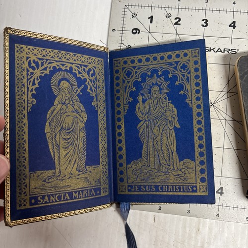 Mein Fastenmessbuch. Und Heiliger Alfons DER KREUZWEG schwarz Leder 1956 - Bild 3 von 11