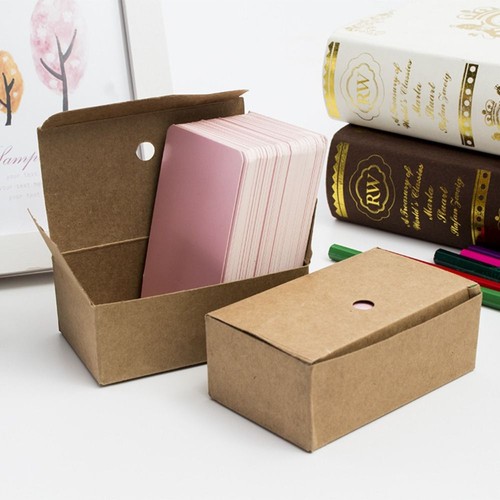 100pcs Handmade Blank Note Card Thickened Words Study Card Children - Picture 7 of 12