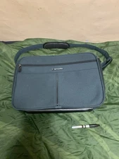 Samsonite Silhouette Green Travel Bag With Shoulder Strap 1993 16x11x5