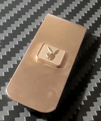 Vintage Playboy Bunny Geldklammer Messing gebürstet goldfarben HAYWARD 60er Mid Century - Bild 1 von 5