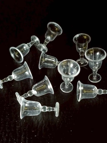 10X Miniature Wine Goblet Water Glass Cup Dollhouse 1:12 Table Decor Accessory. - Picture 1 of 5