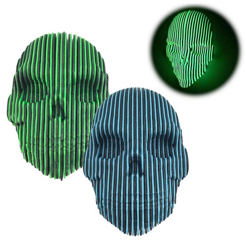 3D printed skull toy, Halloween Decorations Desktop Ornaments For Home Desk - Picture 5 of 20