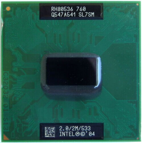 Intel Pentium M 760 Processor 2GHz Socket 604, Socket 478/N CPU 27W 533MHz - Picture 4 of 4