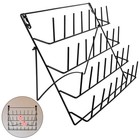  Laboratory Glassware Drying Rack Detachable Pegs Beaker Equipment