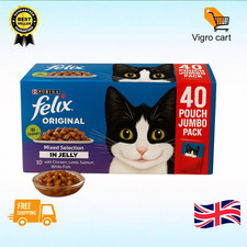 FELIX Original Mixed Selection in Jelly Pack of 40 (85g each) 4.11 per kilo