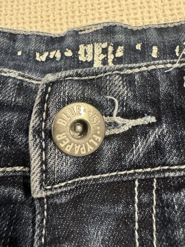 Flypaper blau Herren Distressed Denim Jeansshorts Größe 31 - Bild 6 von 9