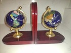 Gemstone Globe Bookends