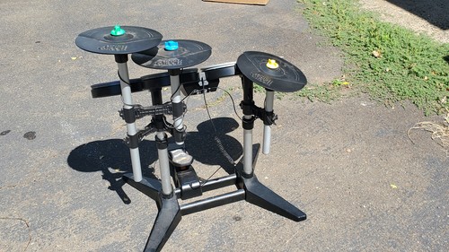 Harmonix Rock Band 4 Wireless Drum Cymbals Kickpedal Sticks Set Xbox One 91162 - Picture 15 of 20