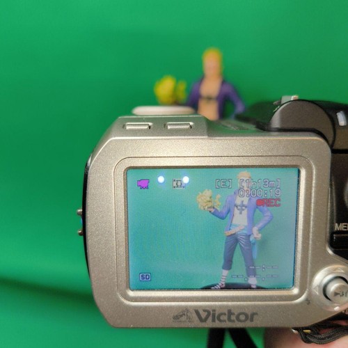 VICTOR JVC Everio GZ Compact Video Camera Digital Media Camcorder Silver Used - Picture 15 of 24