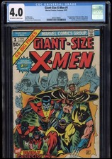 Giant-Size X-Men #1 CGC 4.0 OW/W 1st app New Team Iconic Cover Art 1975 Marvel