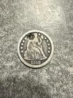 1858 S Seated Liberty Silver Dime San Fransisco VG Details Repaired! Very Rare