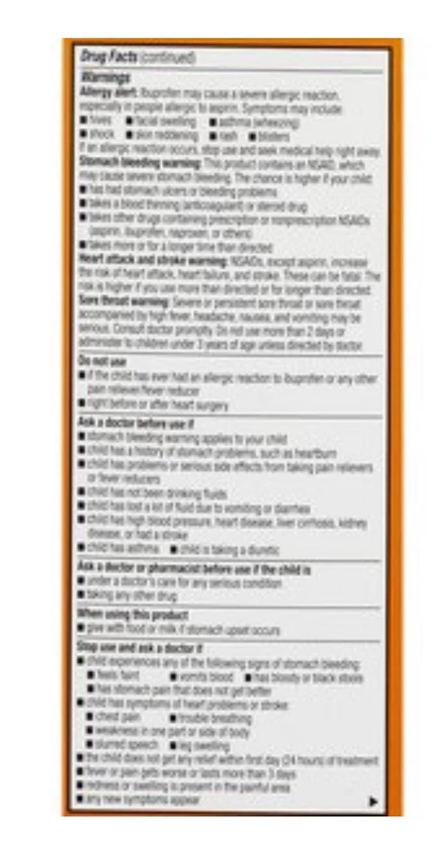 2 CVS INFANTS CONCENTRATED DROPS IBUPROFEN AGES 6 To 23 MONTHS Ex 4/25 - Image 4 of 4
