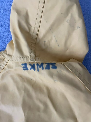 Jeantex Friesennerz, Ostfriesennerz, Regenmantel, Regenjacke, gelb/blau - Bild 4 von 12