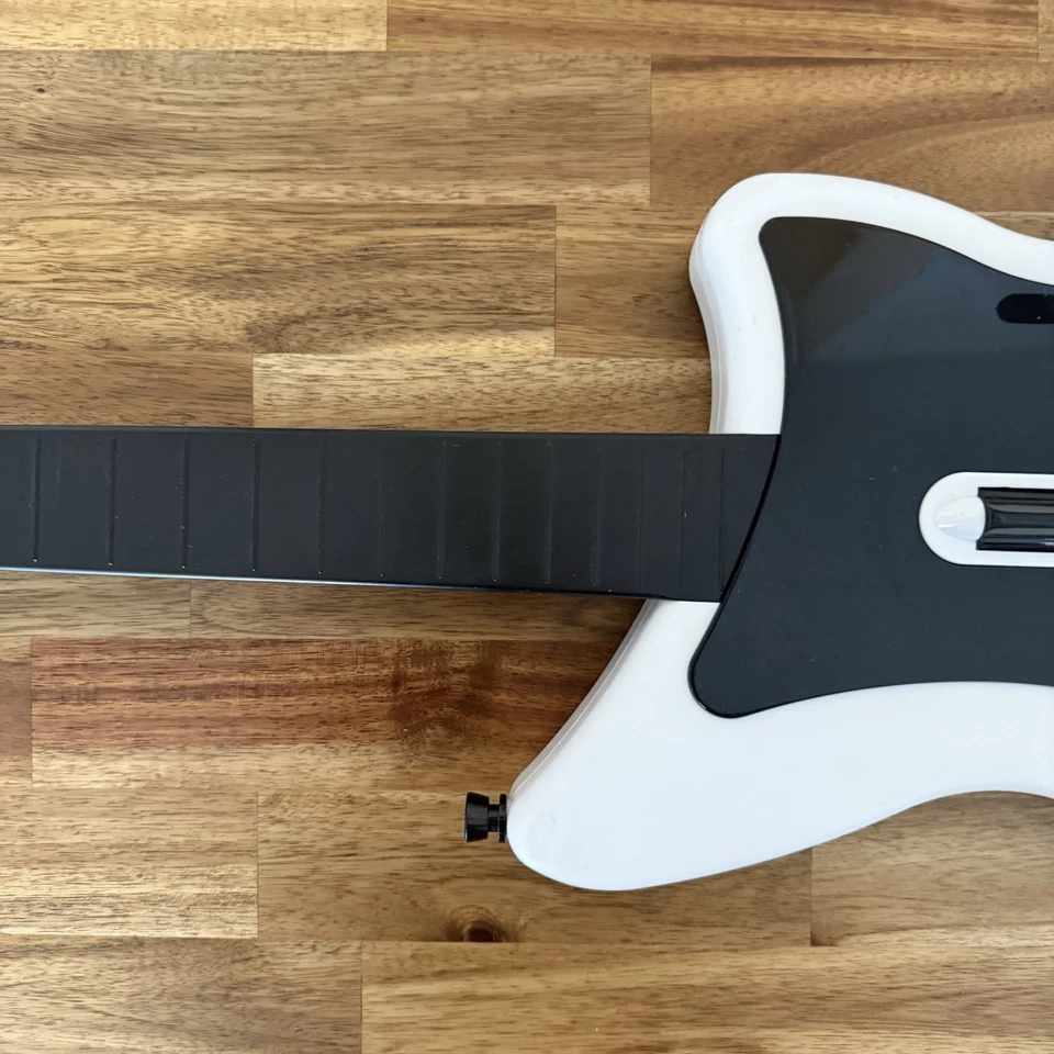 Guitarra Guitar Hero Playstation 2 PS2 Inalámbrica Blanca Sin Dongle 95025 No Probada Foto 4 de 4