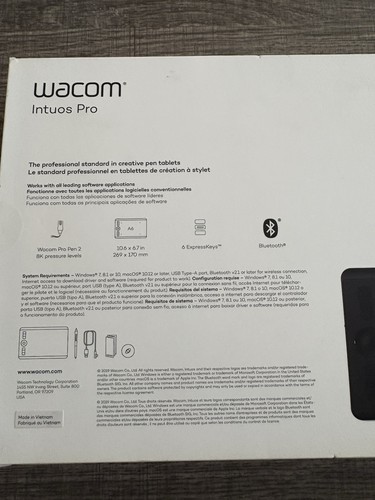 Wacom Intuos Pro tablet do rysowania mały z długopisem Wacom Pro 2 - Zdjęcie 4 z 4