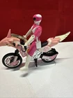 Vintage Pink Mighty Morphin Power Ranger And Thunder Bike