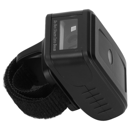 US Plug Scanner Black Portable Mini Wireless 2.4g Handheld Wearable Ring Ba OU - Picture 2 of 22