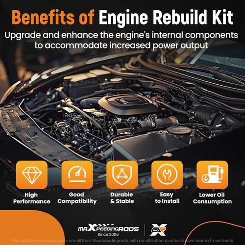 N62B48 Engine Full Set Gasket Seals Kit for BMW 550i 650i 750i X5 11137545293 - Picture 7 of 15