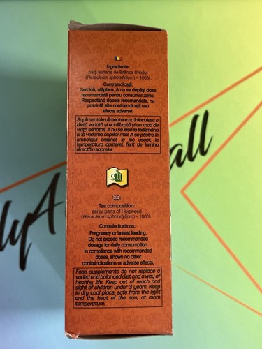 Ceai de Branca Ursului, 50 g, StefMar - Picture 5 of 11