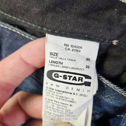 G-Star "Elwood Loose Heritage Wmn" Bootcut Jeans Damen W28 L32 blau Y2K neu mit Etikett - Bild 6 von 12