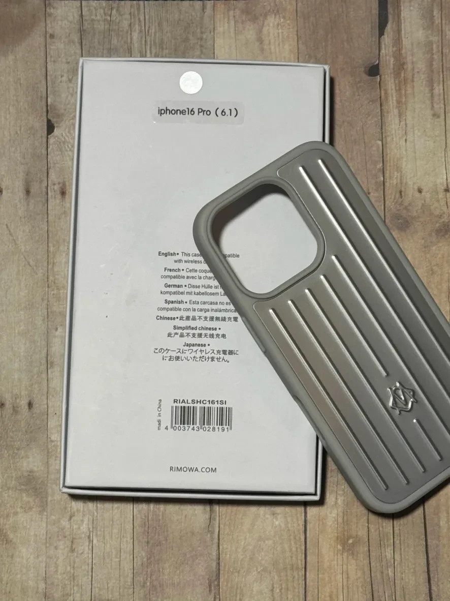Rimowa iphone 16 pro Silver Aluminum Titanium Phone Case NEW | eBay