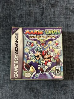 Mario & Luigi: Superstar Saga GBA Box Manual And Inserts ONLY (NO GAME)
