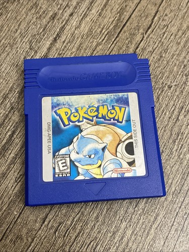 Pokemon Blaue Version Nintendo Gameboy Color, 1996, Original Getestet & Funktioniert 